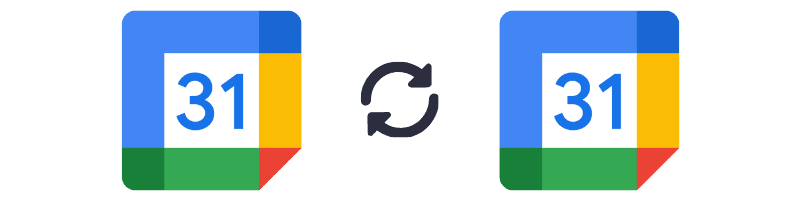 Two Google Calendars syncing together